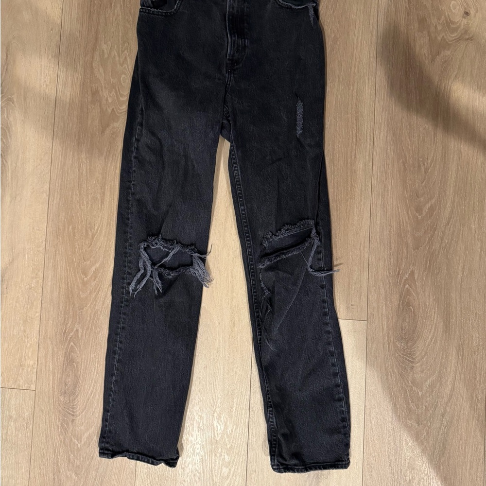 Abercrombie & Fitch Black Ankle Cropped Jeans